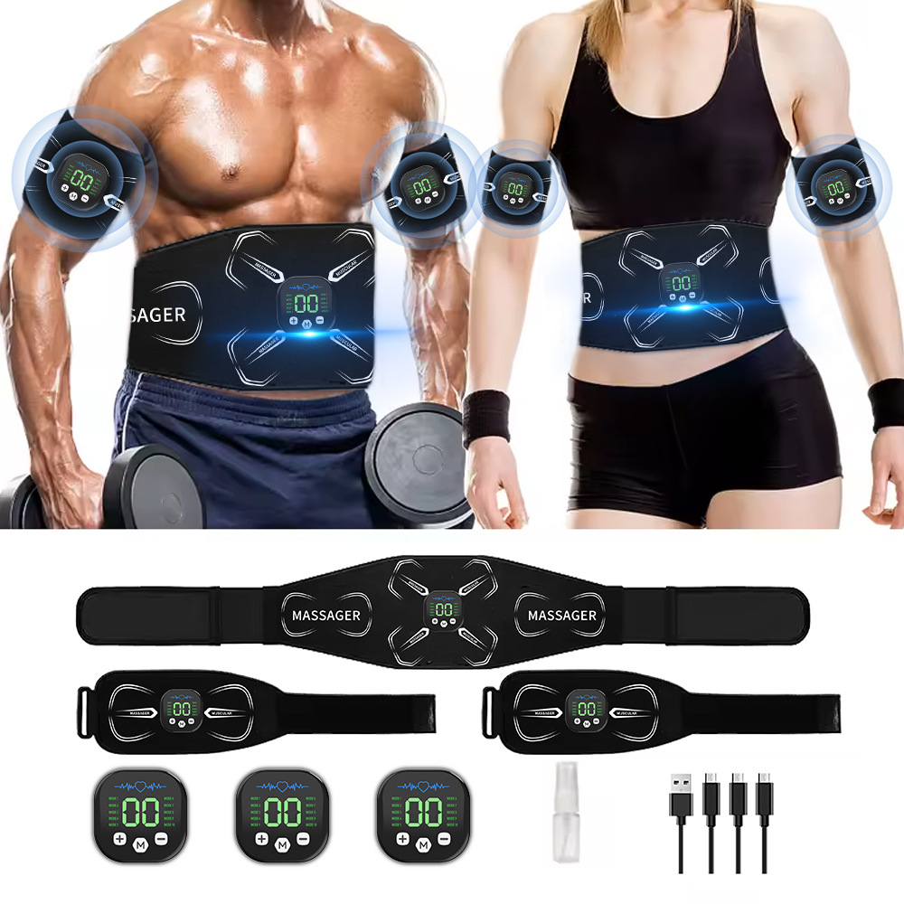 Sports Equipment At Home - Электростимулятор мышц EMS: тренажер для пресса,