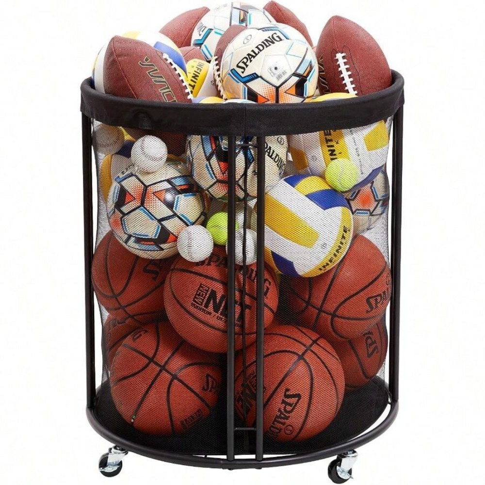 Прочный контейнер-тележка для  – обзор и цена Sports Equipment Organizer Garage