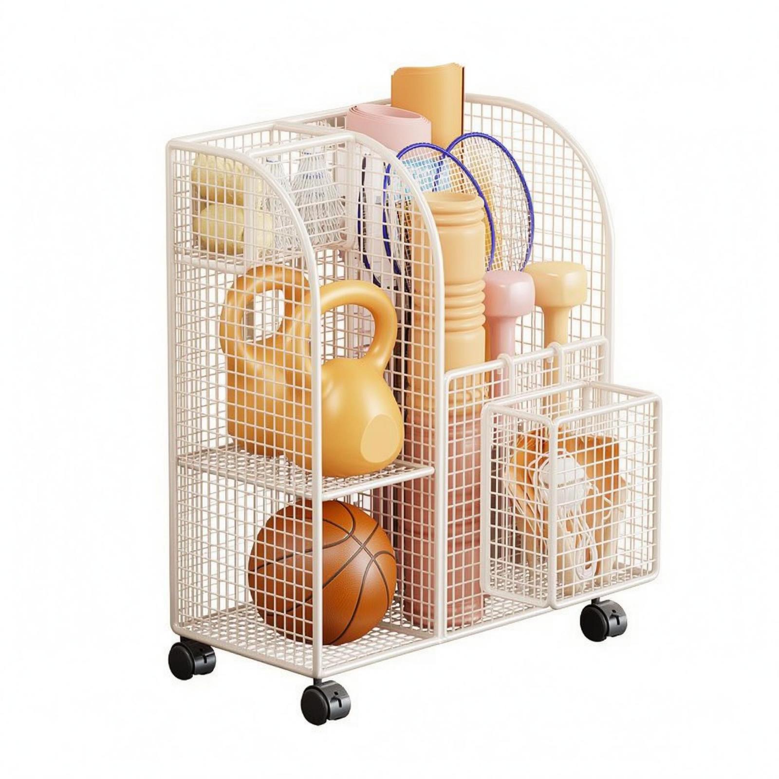 Многосекционная металлическая  – обзор и цена Sports Equipment Cart
