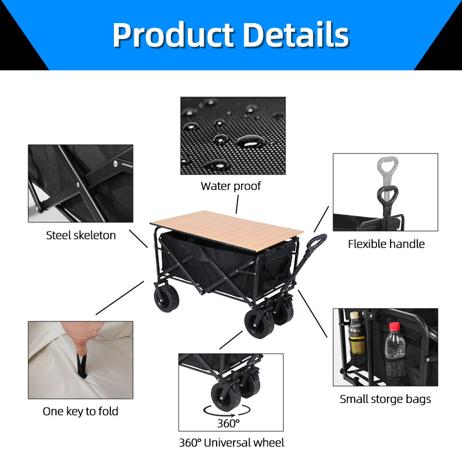 Складная тележка большой грузо – обзор и цена Sports Equipment Cart