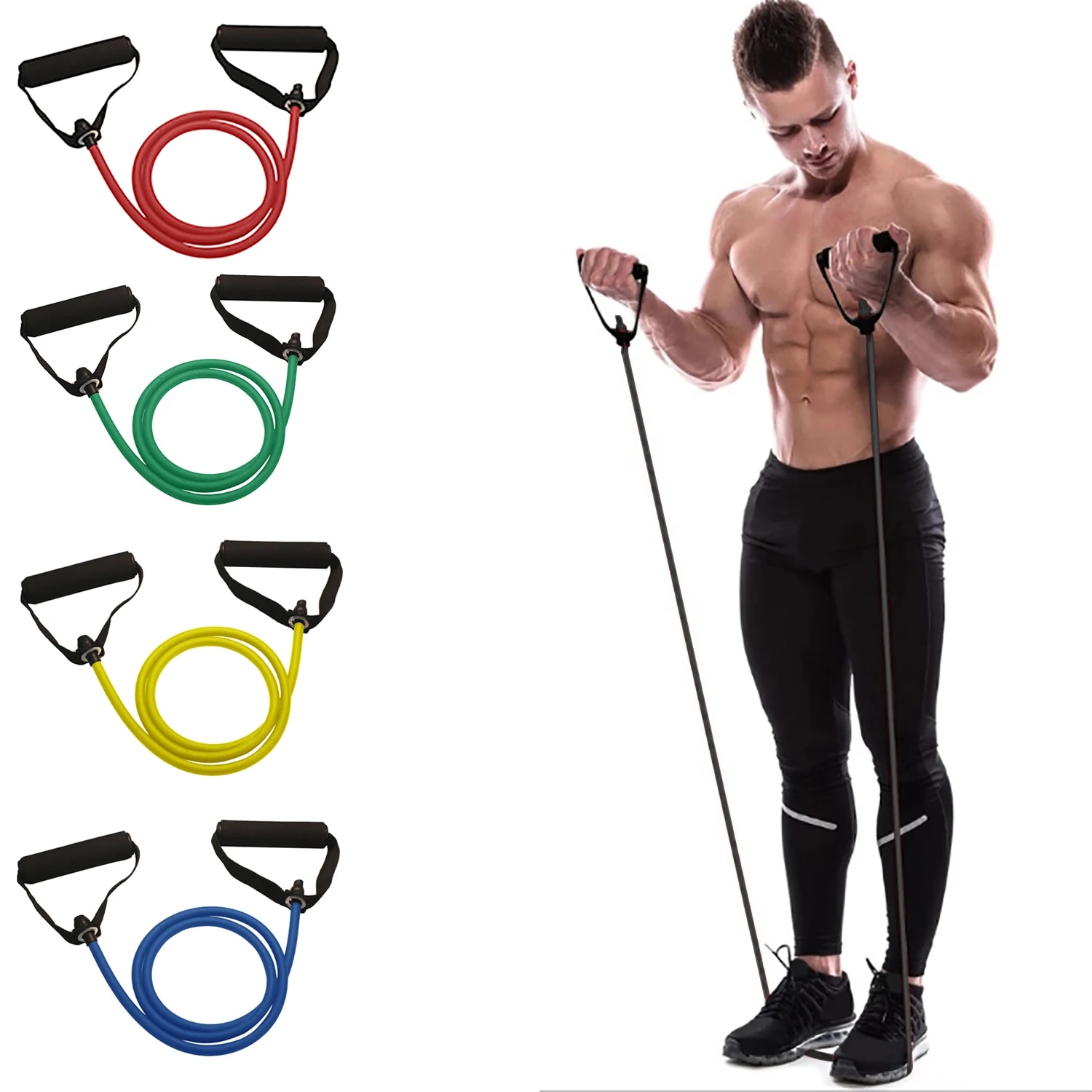 Эспандеры с ручками, ленты для – обзор и цена Sports Equipment At Home
